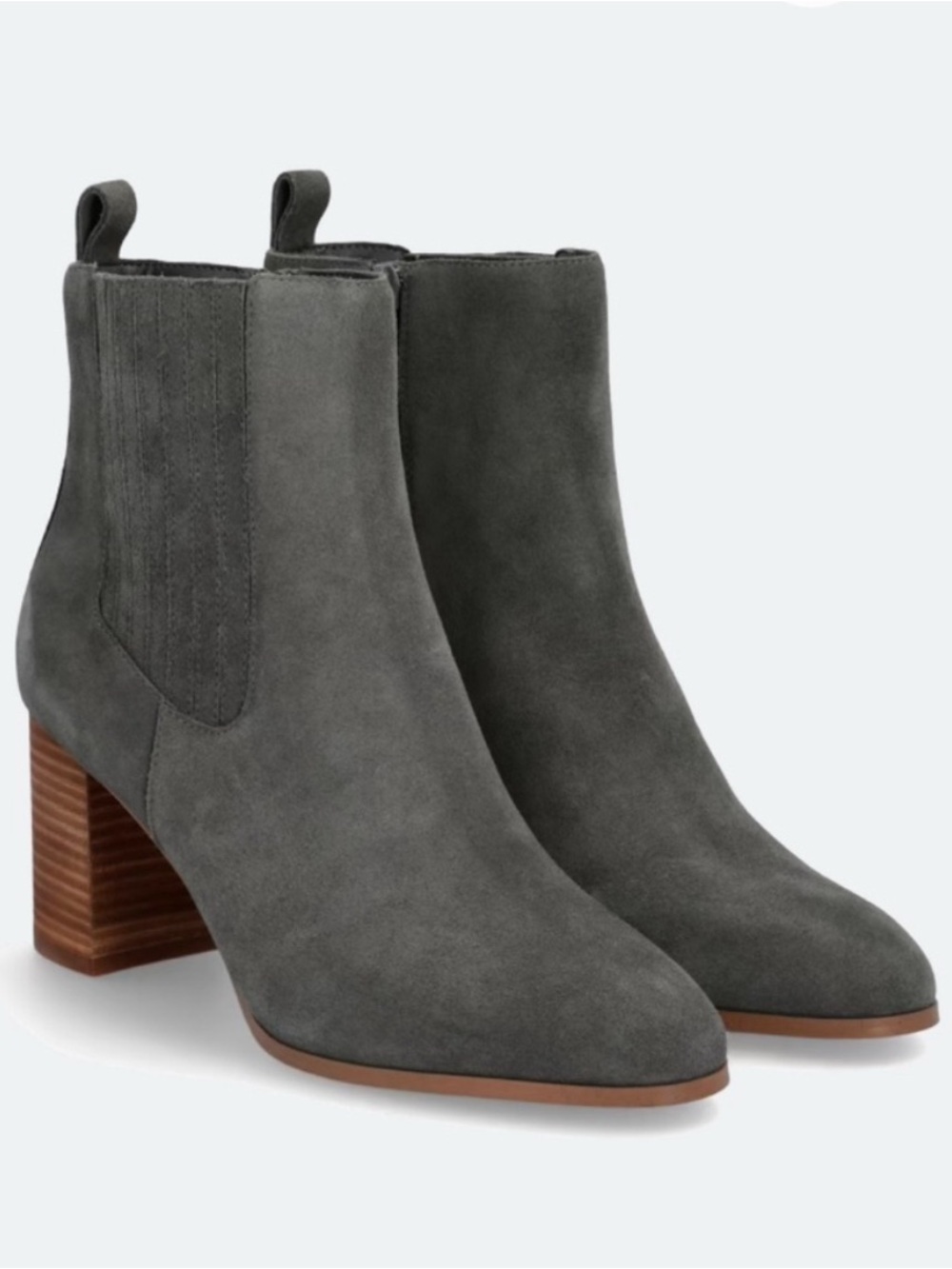 Violet & Red Brand Suede Ankle Boots
